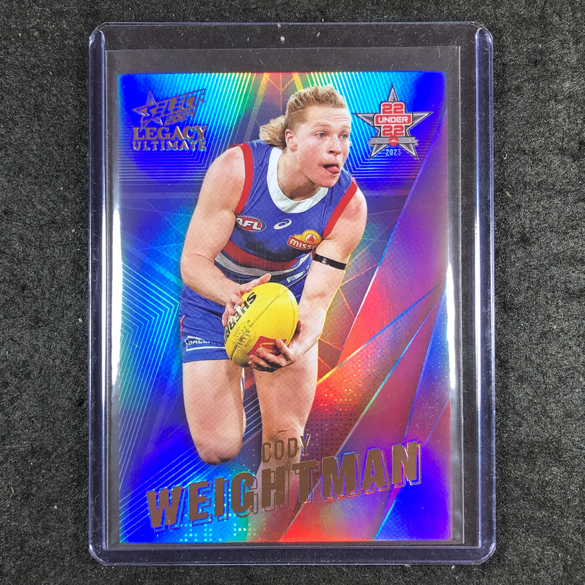 2024 Select AFL Legacy Ultimate CODY WEIGHTMAN 22 Under 22 112/180 #12
