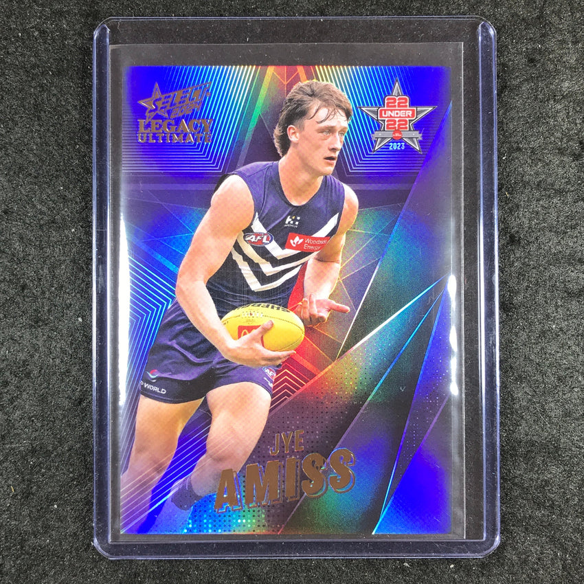 2024 Select AFL Legacy Ultimate JYE AMISS 22 Under 22 59/180 #14