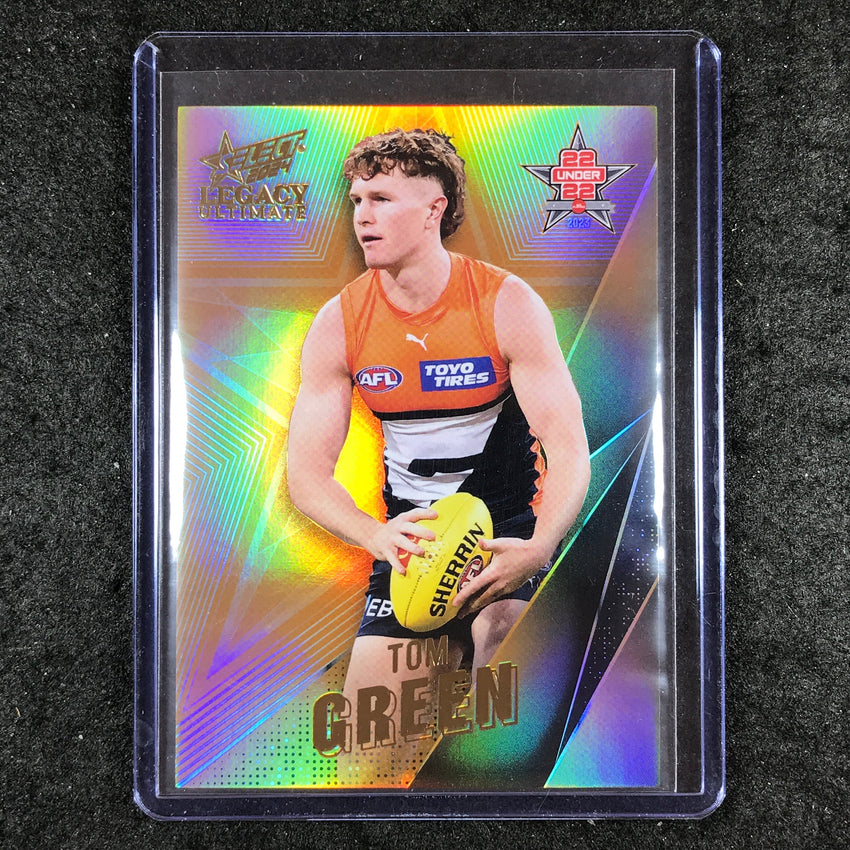 2024 Select AFL Legacy Ultimate TOM GREEN 22 Under 22 009/180 #17