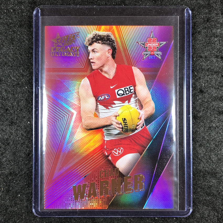 2024 Select AFL Legacy Ultimate CHAD WARNER 22 Under 22 89/180 #20