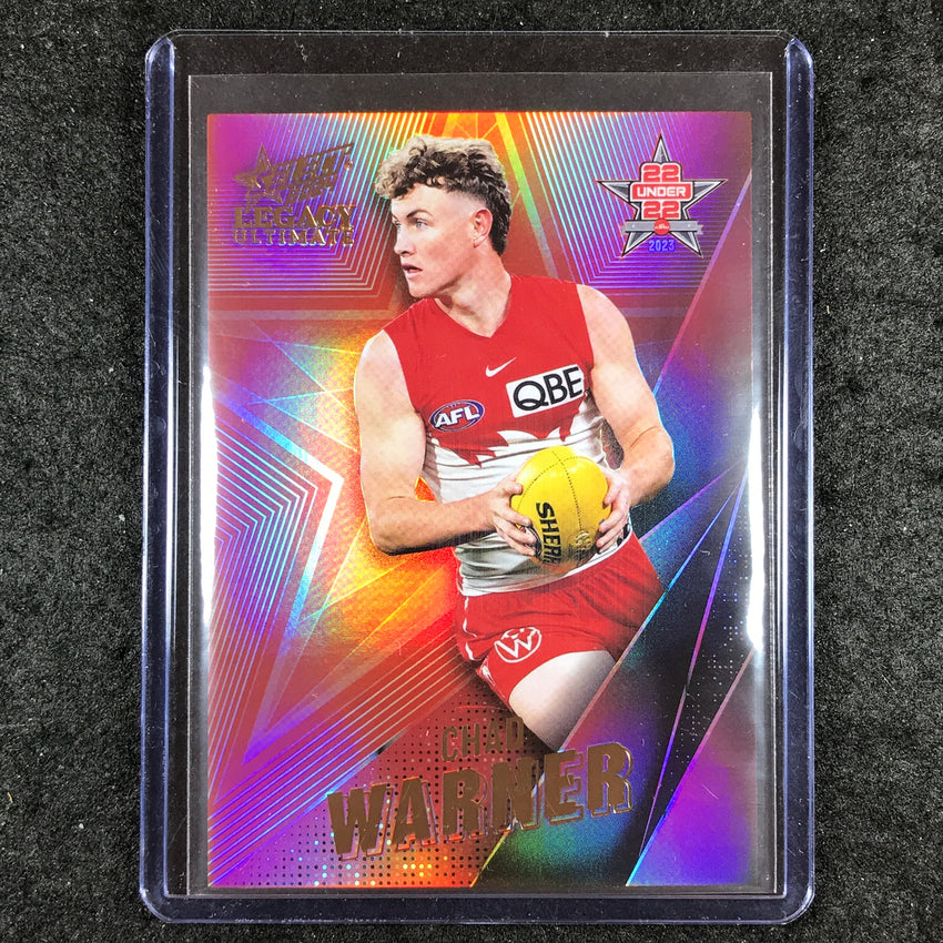 2024 Select AFL Legacy Ultimate CHAD WARNER 22 Under 22 90/180 #20