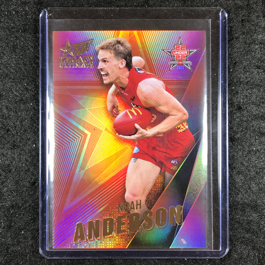 2024 Select AFL Legacy Ultimate NOAH ANDERSON 22 Under 22 107/180 #22