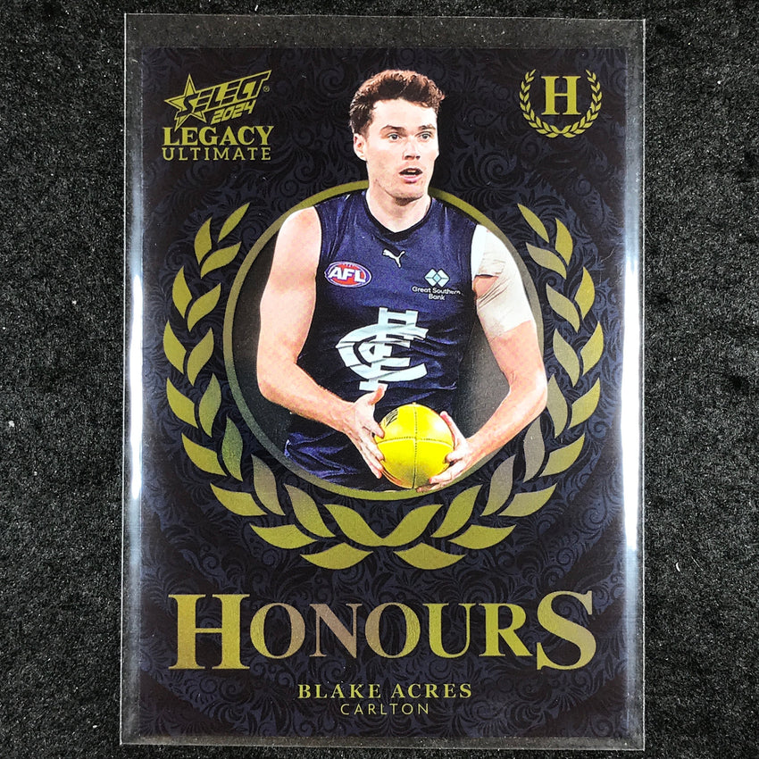 2024 Select AFL Legacy Ultimate BLAKE ACRES Honours 130/255 #24