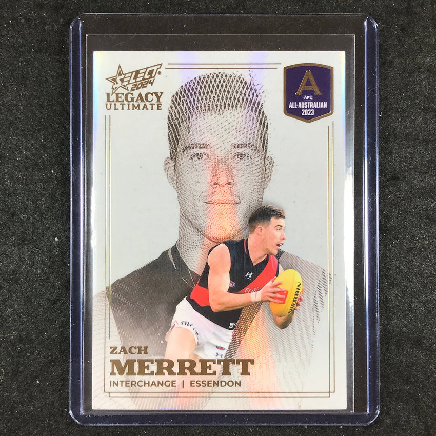 2024 Select AFL Legacy Ultimate ZACH MERRETT 2023 All-Australian 34/180 #21