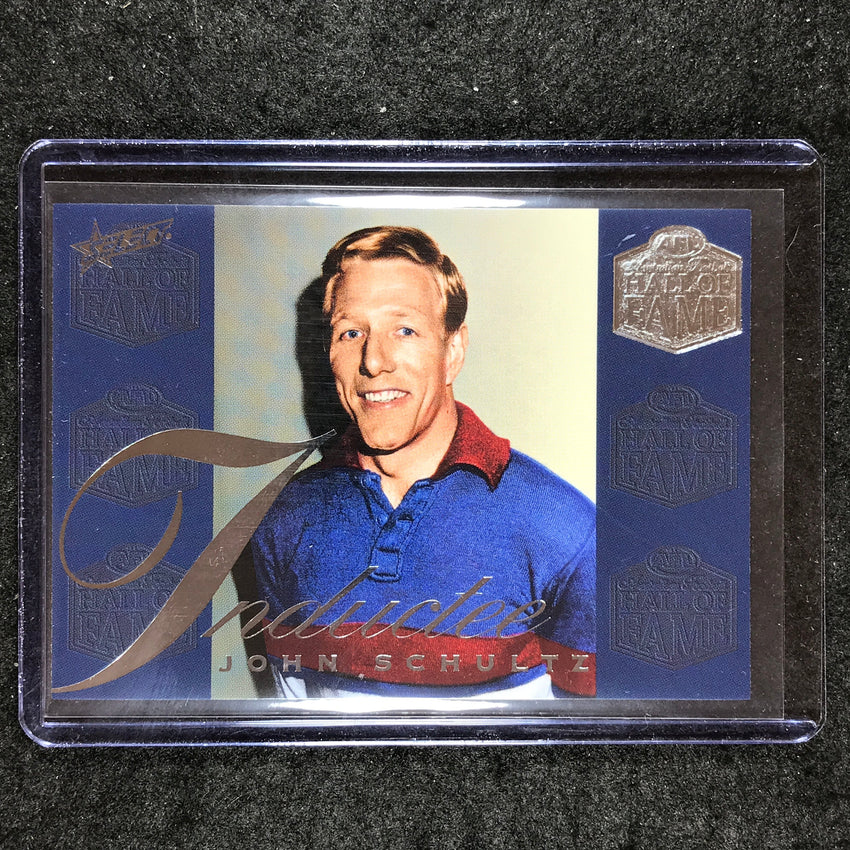 2024 Select AFL Legacy Ultimate JOHN SCHULTZ Hall of Fame Inductees 56/110 #35