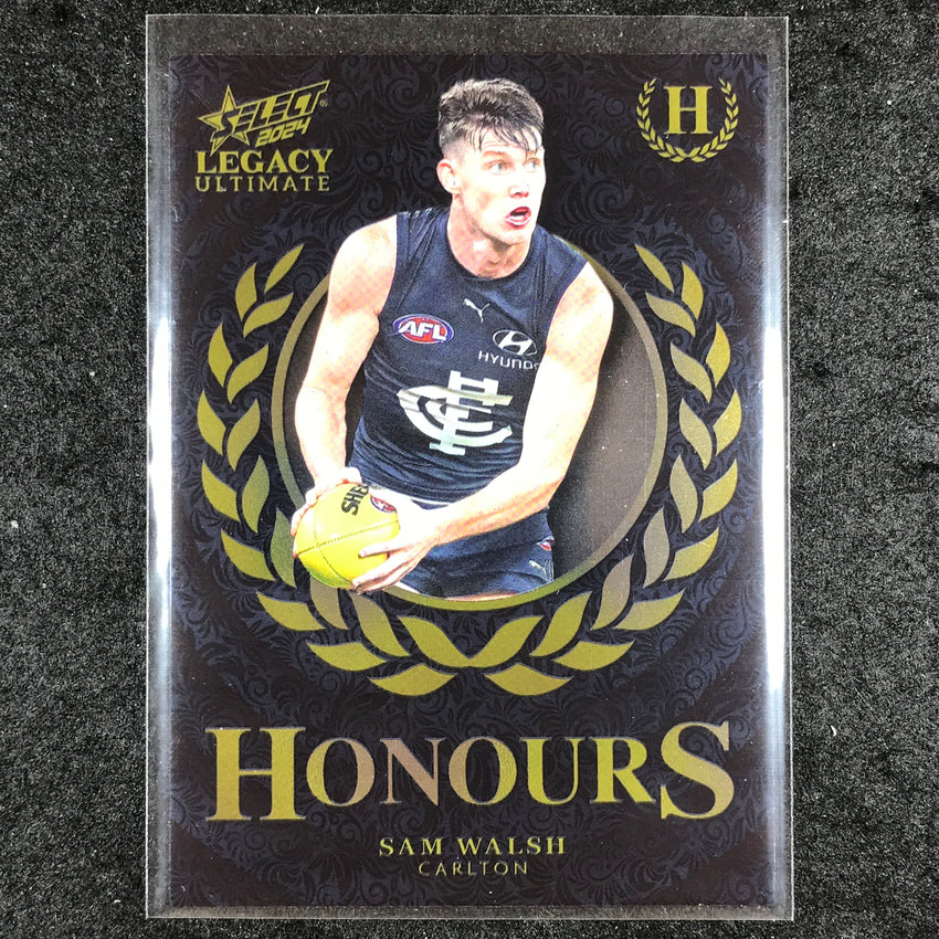 2024 Select AFL Legacy Ultimate SAM WALSH Honours 239/255 #32