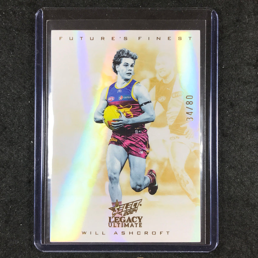 2024 Select AFL Legacy Ultimate WILL ASHCROFT Future's Finest 34/80 #4