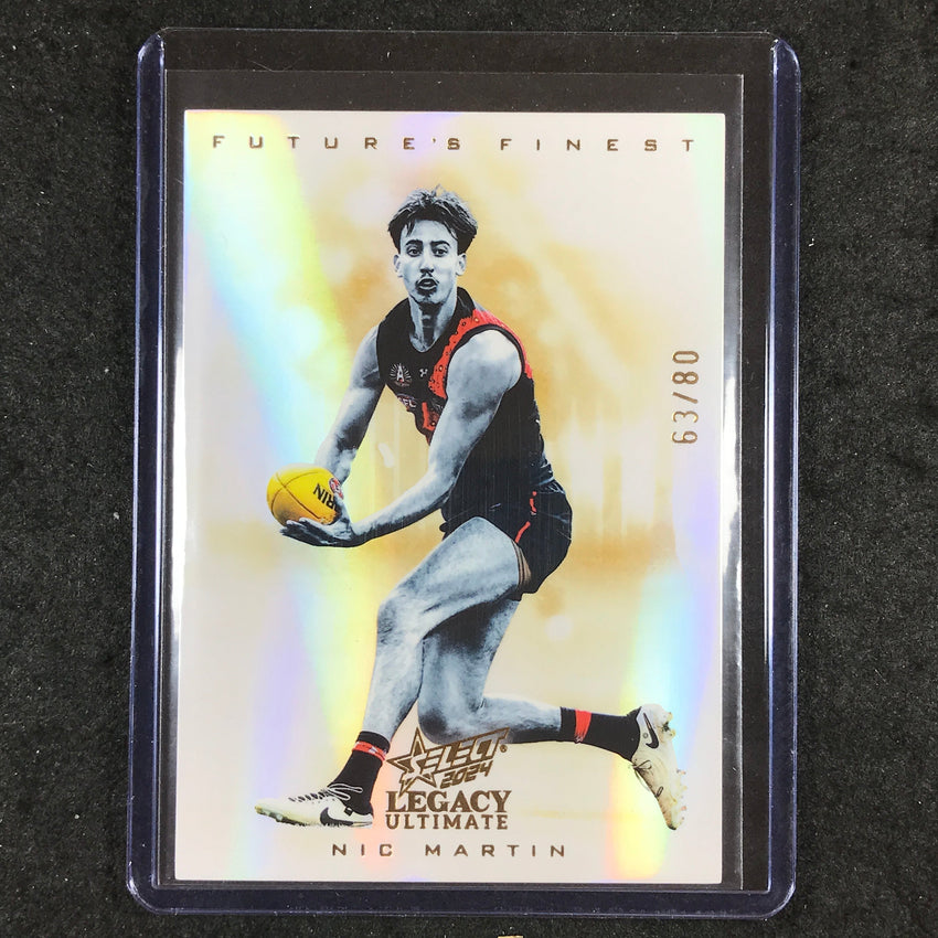 2024 Select AFL Legacy Ultimate NIC MARTIN Future's Finest 63/80 #14