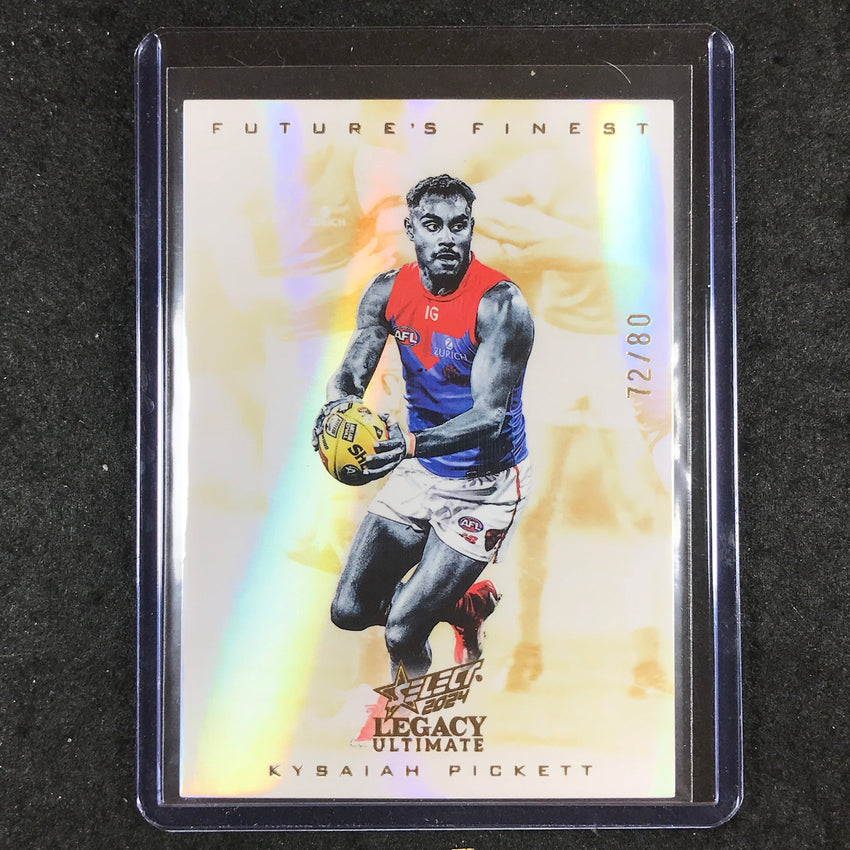2024 Select AFL Legacy Ultimate KYSAIAH PICKETT Future's Finest 72/80 #31