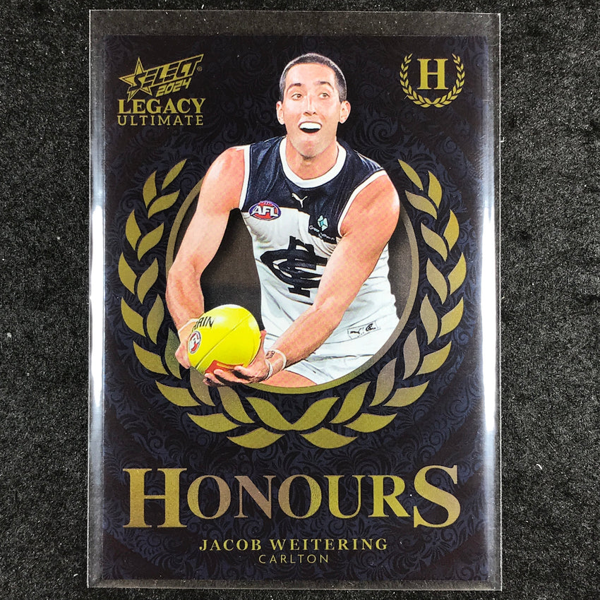 2024 Select AFL Legacy Ultimate JACOB WEITERING Honours 48/255 #33