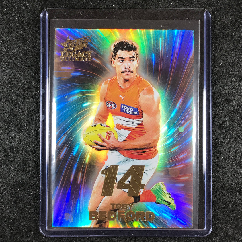 2024 Select AFL Legacy Ultimate TOBY BEDFORD Vortex 03/80 #43