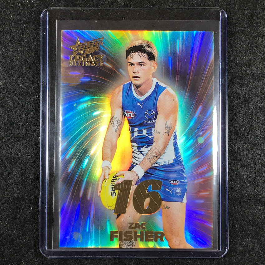 2024 Select AFL Legacy Ultimate ZAC FISHER Vortex 77/80 #68