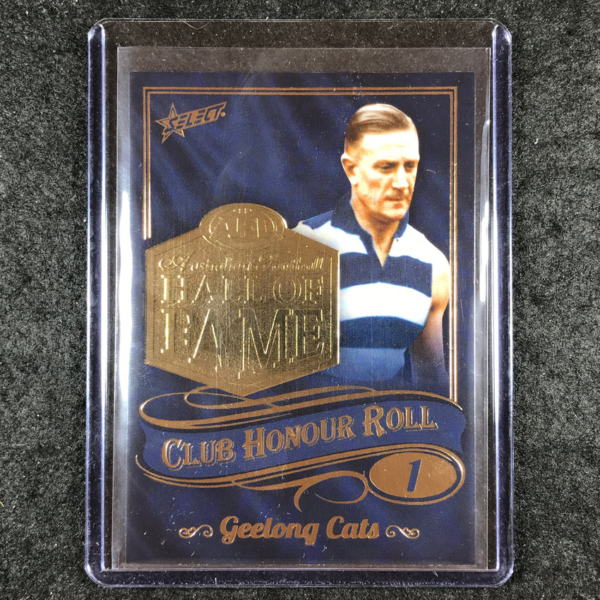 2024 Select AFL Legacy Ultimate GEELONG CATS 1 Hall of Fame Honour Roll 44/75