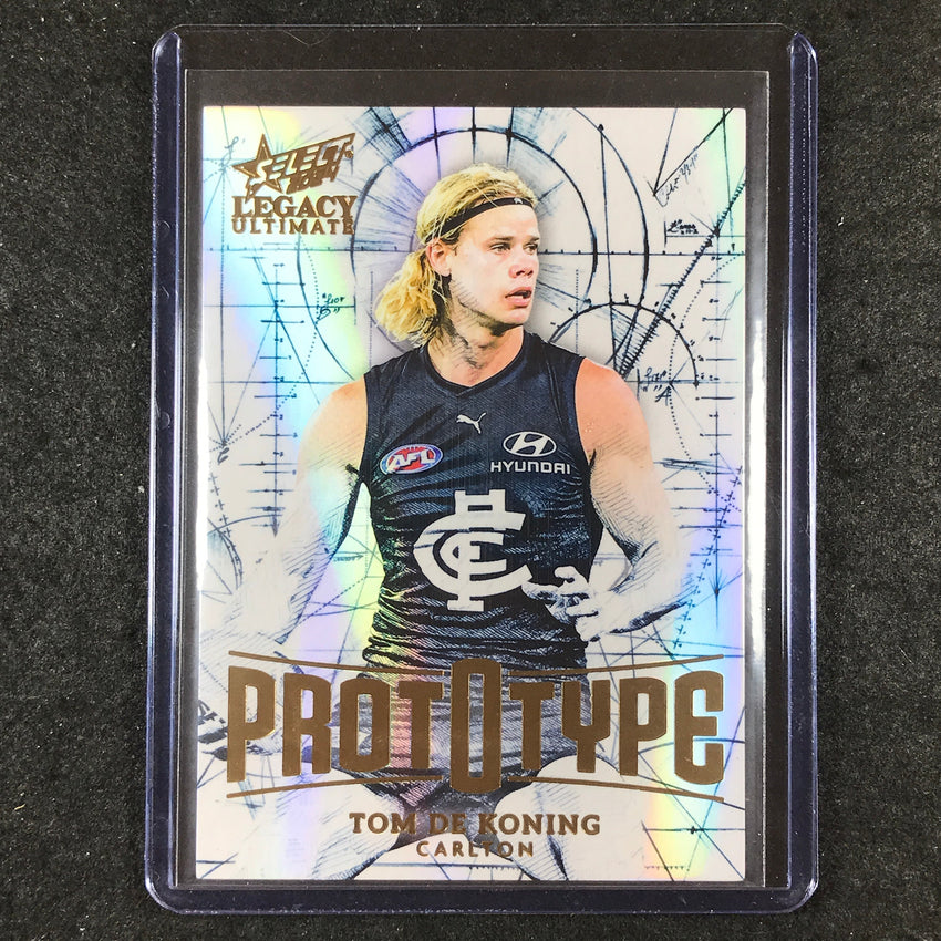 2024 Select AFL Legacy Ultimate TOM DE KONING Prototype 06/60 #20