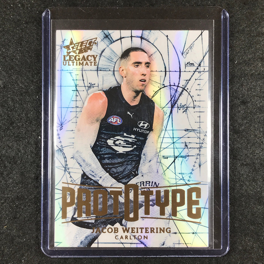 2024 Select AFL Legacy Ultimate JACOB WEITERING Prototype 19/60 #24