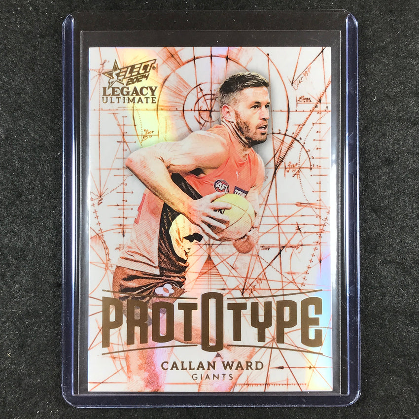 2024 Select AFL Legacy Ultimate CALLAN WARD Prototype 51/60 #64