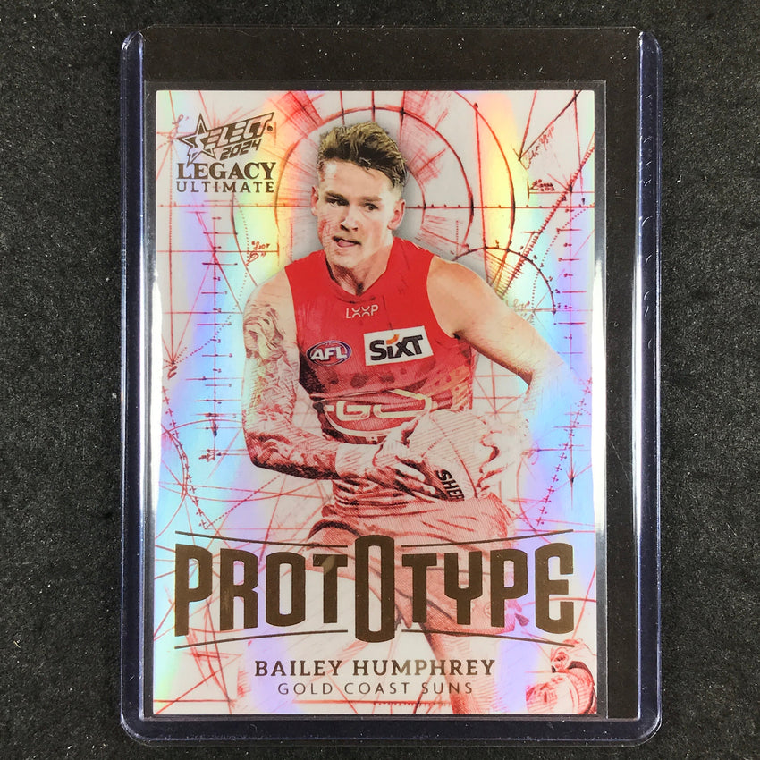 2024 Select AFL Legacy Ultimate BAILEY HUMPHREY Prototype 58/60 #68