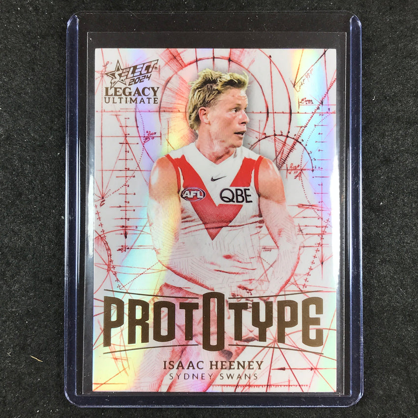 2024 Select AFL Legacy Ultimate ISAAC HEENEY Prototype 05/60 #124