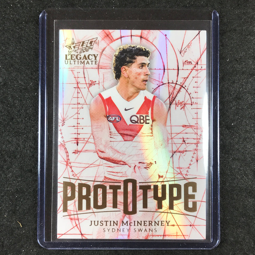 2024 Select AFL Legacy Ultimate JUSTIN MCINERNEY Prototype 38/60 #125