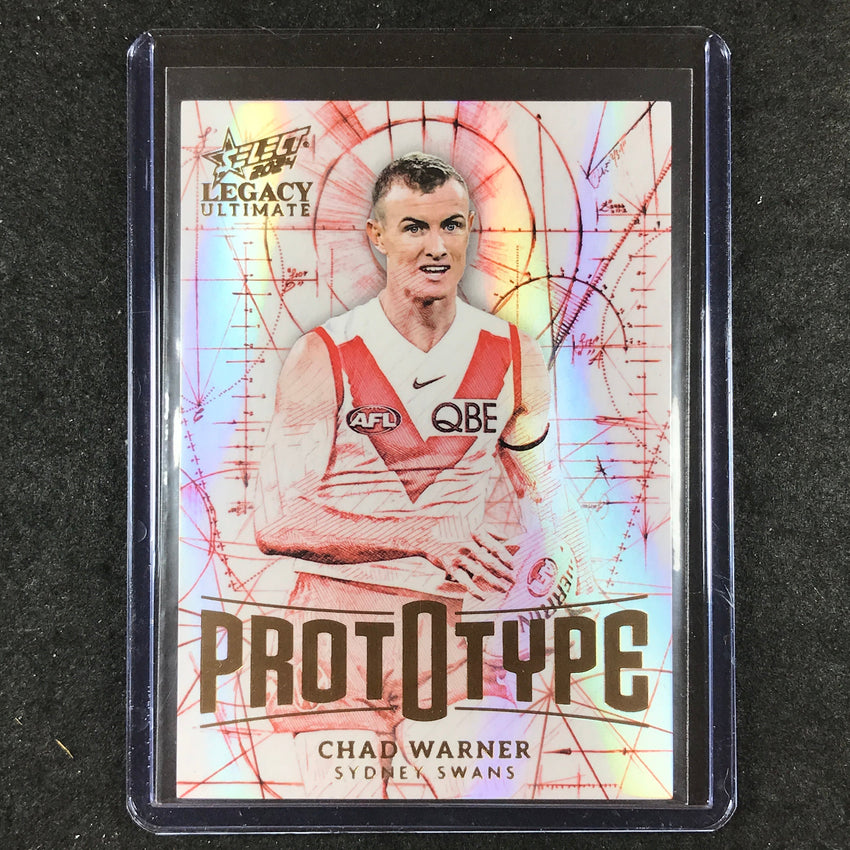 2024 Select AFL Legacy Ultimate CHAD WARNER Prototype 19/60 #128