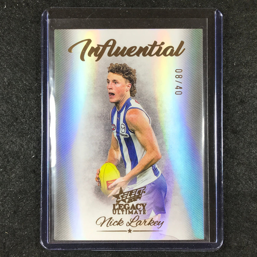 2024 Select AFL Legacy Ultimate NICK LARKEY Influential 08/40 #12