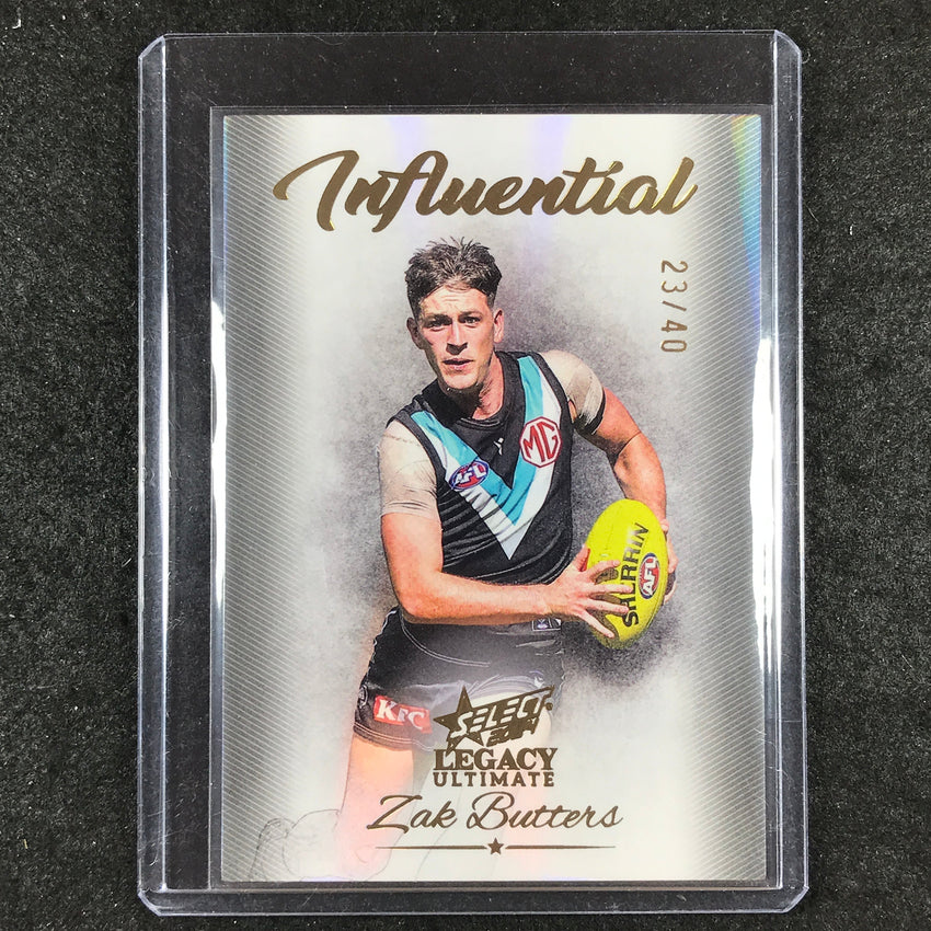 2024 Select AFL Legacy Ultimate ZAK BUTTERS Influential 23/40 #13