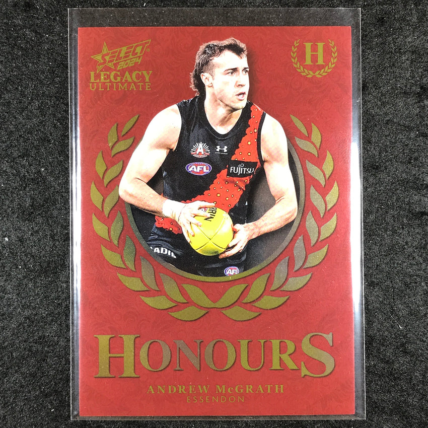 2024 Select AFL Legacy Ultimate ANDREW MCGRATH Honours 59/255 #49