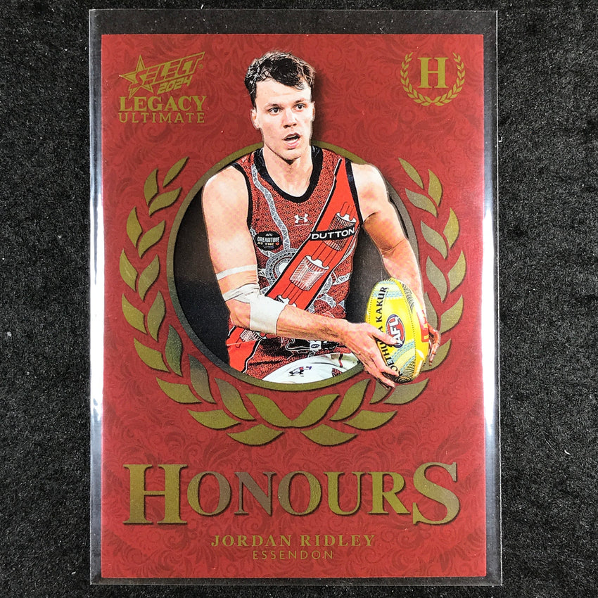 2024 Select AFL Legacy Ultimate JORDAN RIDLEY Honours 249/255 #54