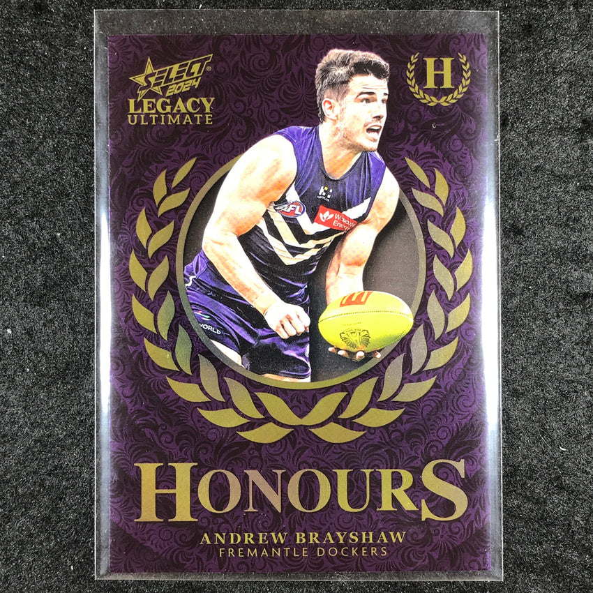 2024 Select AFL Legacy Ultimate ANDREW BRAYSHAW Honours 58/255 #58
