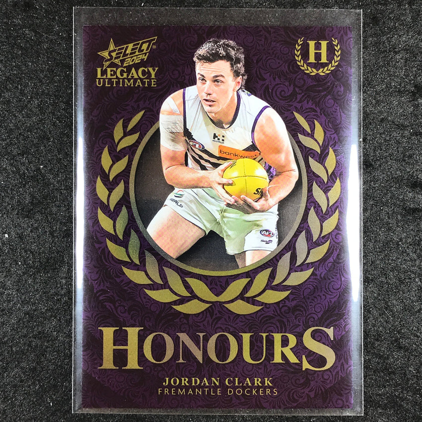 2024 Select AFL Legacy Ultimate JORDAN CLARK Honours 177/255 #59