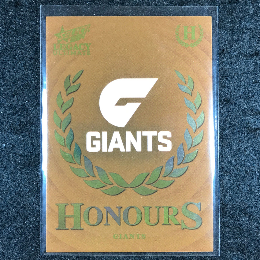 2024 Select AFL Legacy Ultimate GIANTS LOGO Honours 181/255 #78