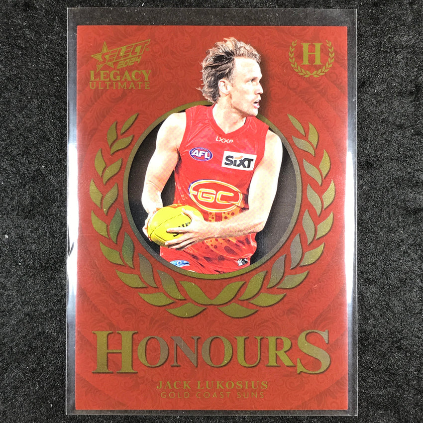 2024 Select AFL Legacy Ultimate JACK LUKOSIUS Honours 92/255 #96