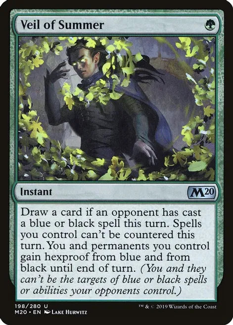Veil of Summer - 198/280 - Uncommon Core Set 2020