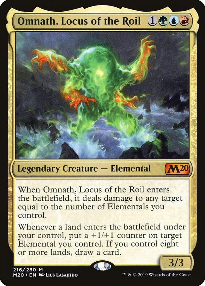 Omnath, Locus of the Roil - 216/280 - Mythic Core Set 2020