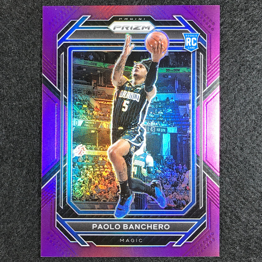 2022-23 Prizm Paolo Banchero Rookie Purple Prizm 82/99