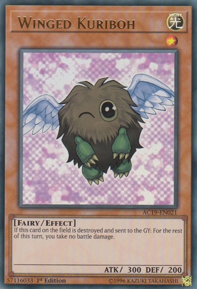 Winged Kuriboh - (AC19-EN021) - Ultra Rare  1st Edition