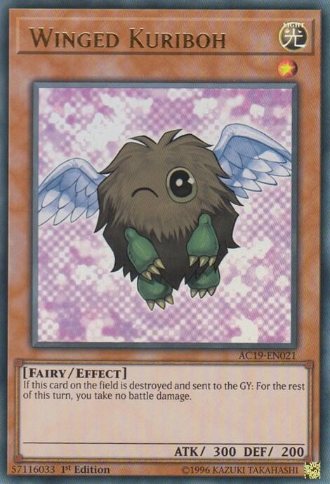 Winged Kuriboh - AC19-EN021 - Ultra Rare 1st Edition