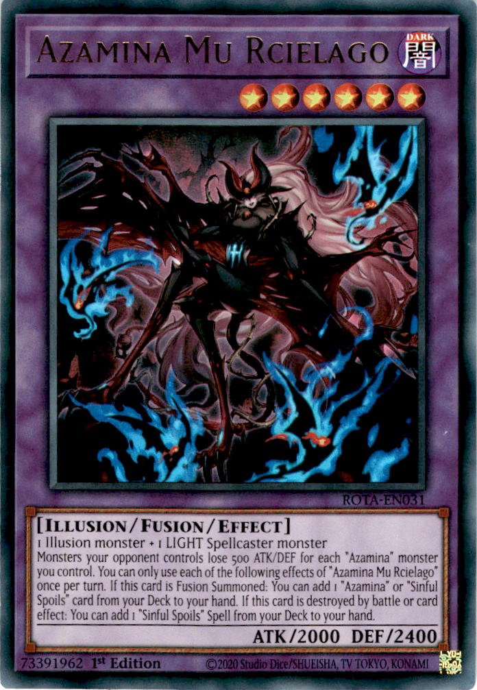 Azamina Mu Rcielago - ROTA-EN031 - Ultra Rare 1st Edition