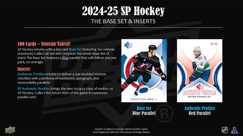 2024-25 Upper Deck SP Hockey Blaster Box