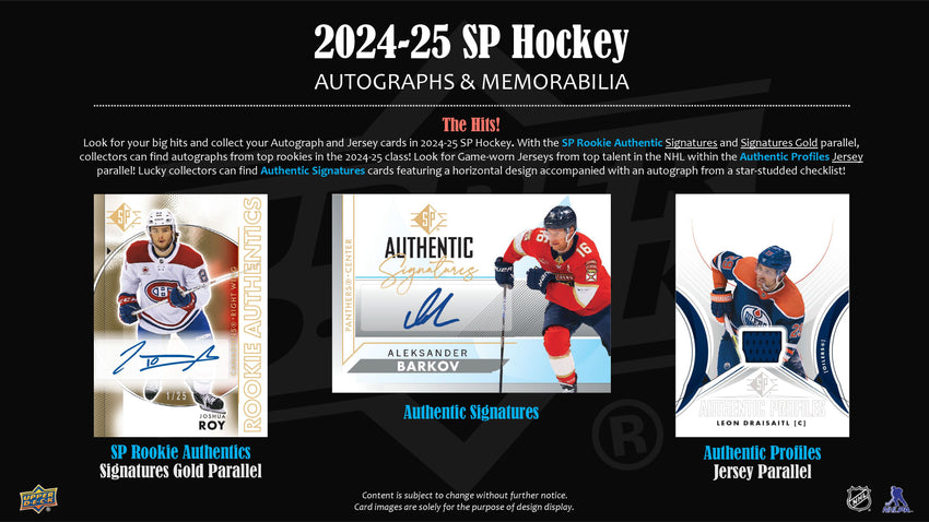 2024-25 Upper Deck SP Hockey Blaster Box