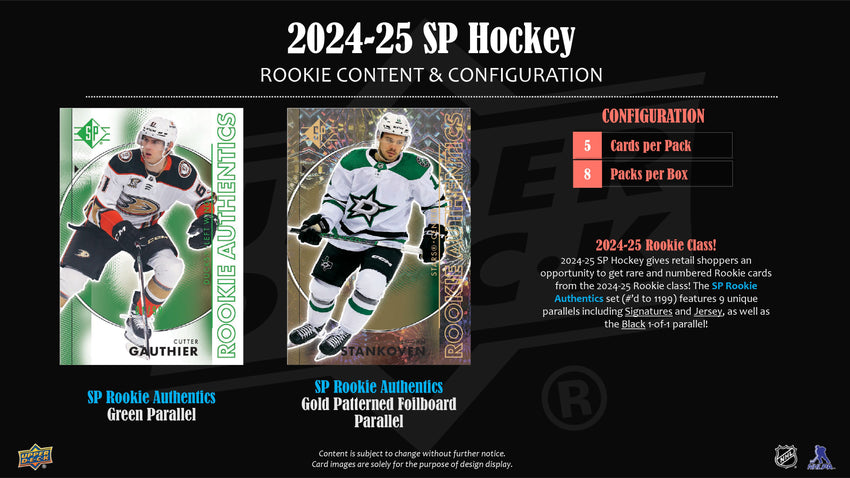 2024-25 Upper Deck SP Hockey Blaster Box