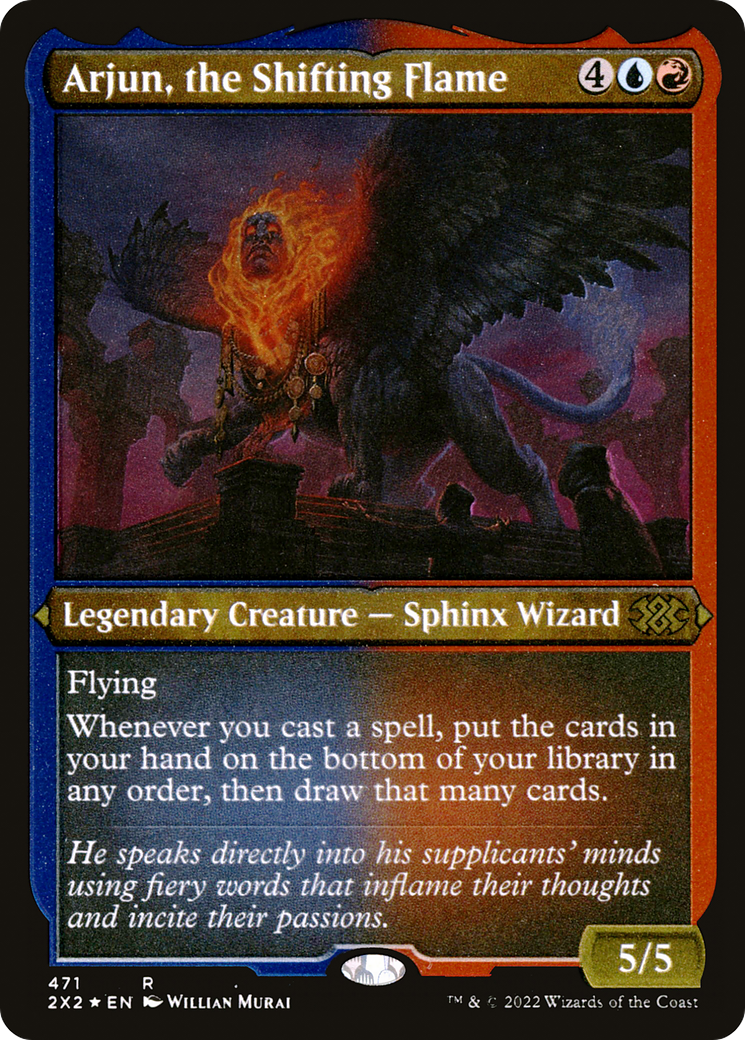 [ EF ] [FOIL] Arjun, the Shifting Flame (Foil Etched) #471 - RARE 2X2 - Double Masters 2022