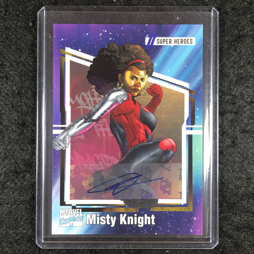 2024 Marvel Renditions Spider-Man MISTY KNIGHT TAURIN CLARKE Impel Auto 18/35