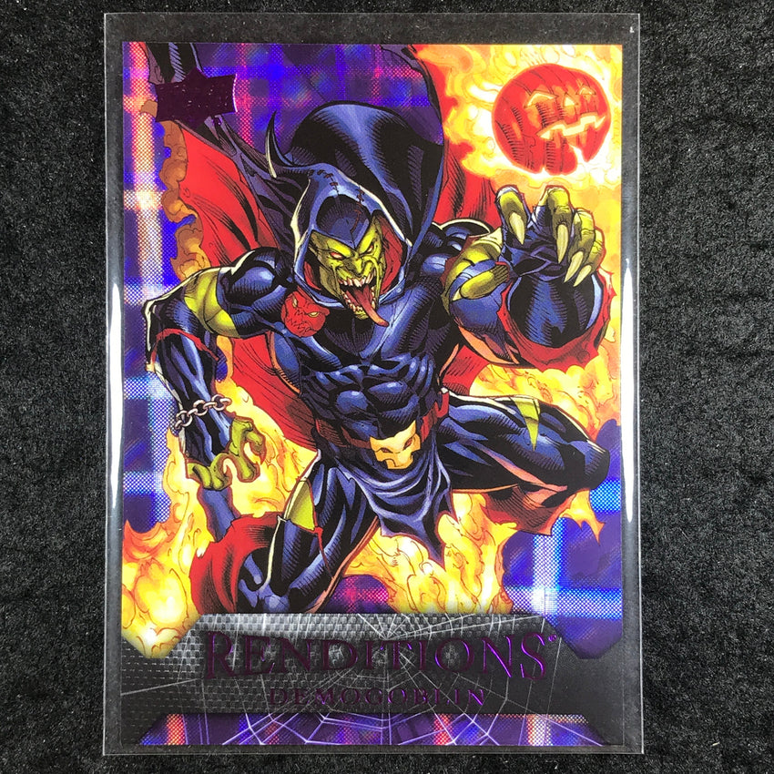 2024 Marvel Renditions Spider-Man DEMOGOBLIN Kingpin Purple Tie 53/99 #15