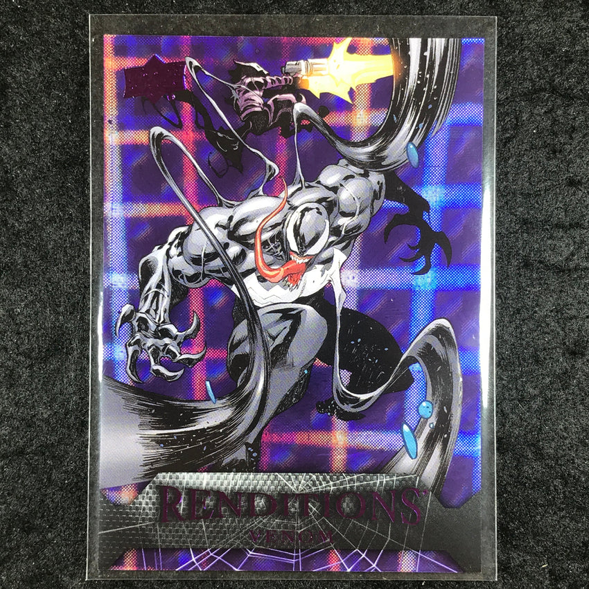 2024 Marvel Renditions Spider-Man VENOM Kingpin Purple Tie 93/99 #20