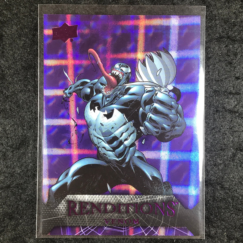 2024 Marvel Renditions Spider-Man VENOM Kingpin Purple Tie 95/99 #24