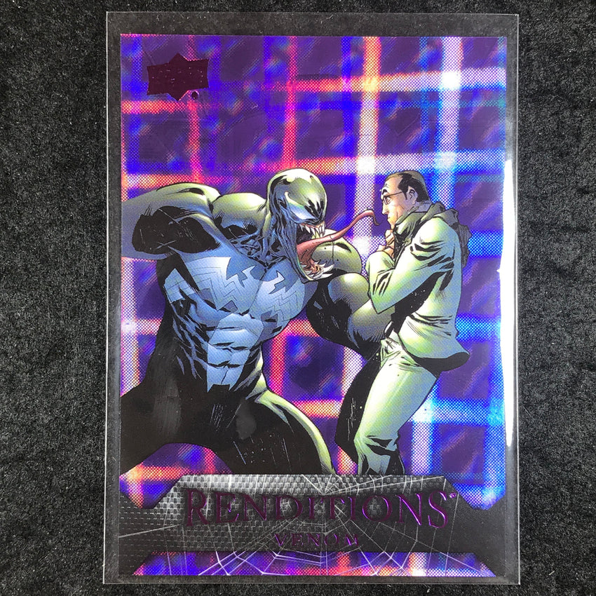 2024 Marvel Renditions Spider-Man VENOM Kingpin Purple Tie 58/99 #27