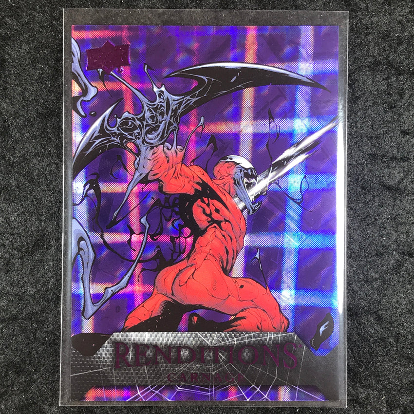 2024 Marvel Renditions Spider-Man CARNAGE Kingpin Purple Tie 93/99 #34