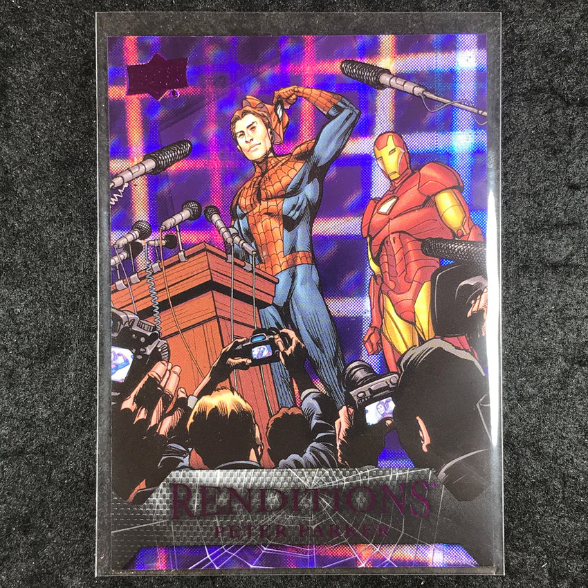 2024 Marvel Renditions Spider-Man PETER PARKER Kingpin Purple Tie 22/99 #36