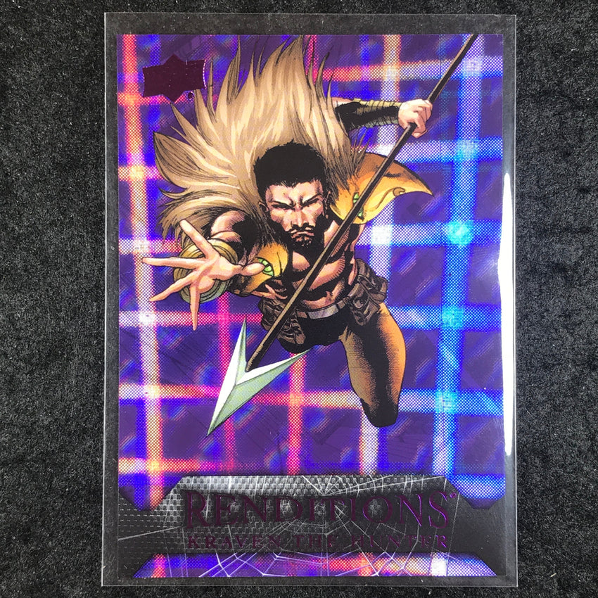 2024 Marvel Renditions Spider-Man KRAVEN THE HUNTER Kingpin Purple Tie 9/99 #45